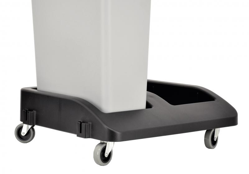 Polyproylene Double Dolly for Trash Container 1 Polyproylene Double Dolly for Trash Container